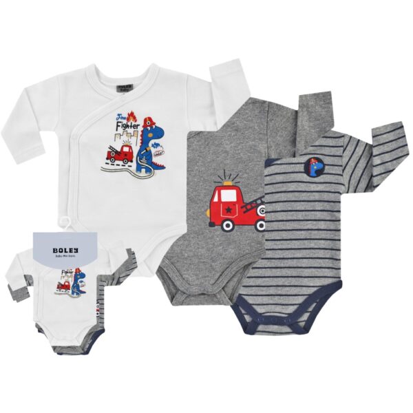 JACKY Chlapčenské Body 3ks 6152211-9950