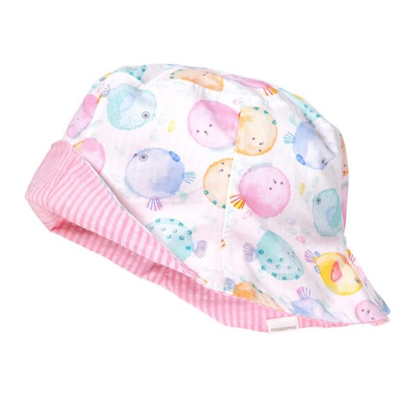 MAXIMO Dievčenský Obojstranný Letný Klobúk 33500-114900-6439