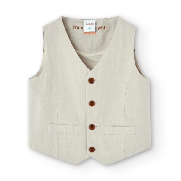 BOBOLI Chlapčenská Elegantná Vesta 736141-7372