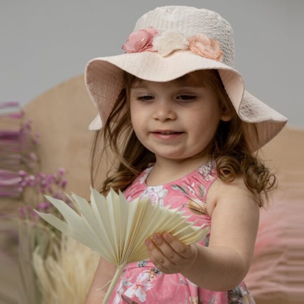 JAMIKS Dievčenský Letný Elegantný Klobúk BRITT JLG164-2