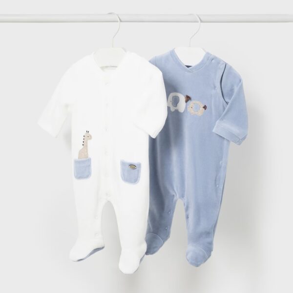 MAYORAL Chlapčenské Velúrové Dupačky 2ks 2794-69