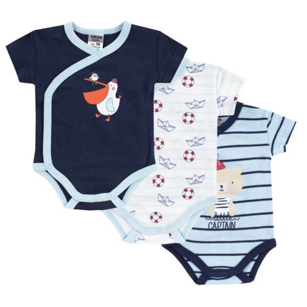 JACKY Chlapčenské Body 3ks 6151212-9950