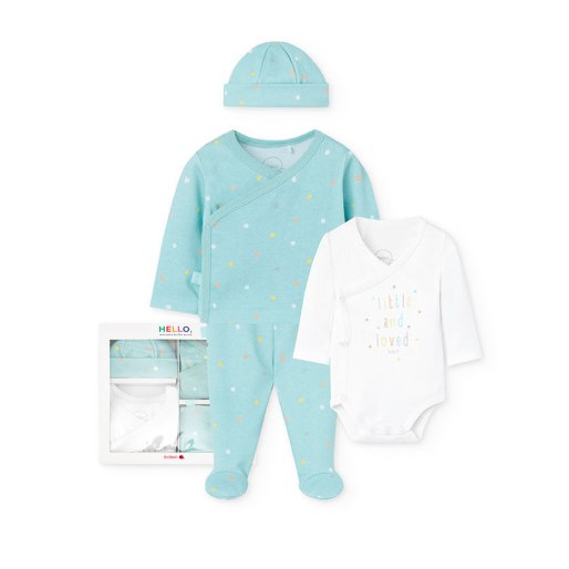 BOBOLI Novorodenecký Chlapčenský 4 Set 199032-9663