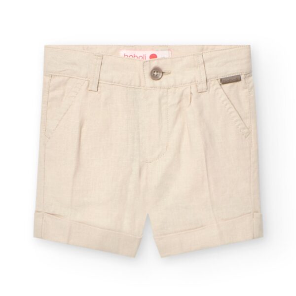BOBOLI Chlapčenské Ľanové Kraťasy 711065-7429