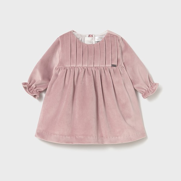 MAYORAL Dievčenské Velúrové Šaty 2819-39