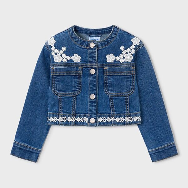 MAYORAL Dievčenské Rifľová Bunda 3453-5