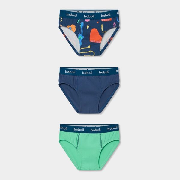 BOBOLI Chlapčenské Slipy 3ks 683030-9776