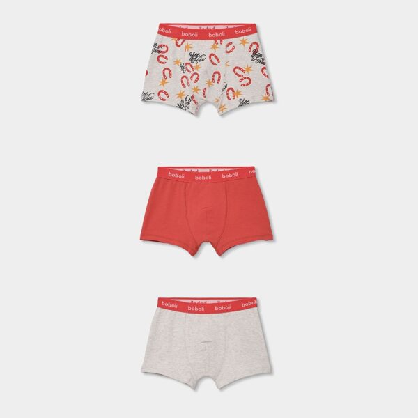 BOBOLI Chlapčenské Boxerky 3ks 683063-9774