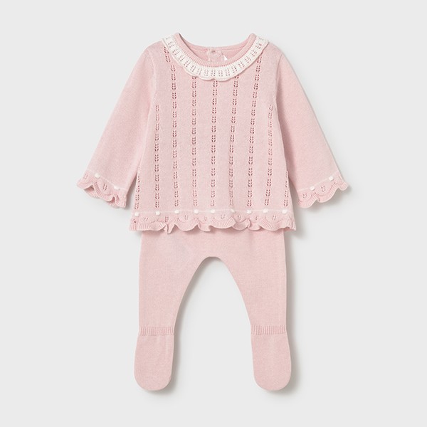 MAYORAL Dievčenský Newborn Úpletový 2 Set 1594-10